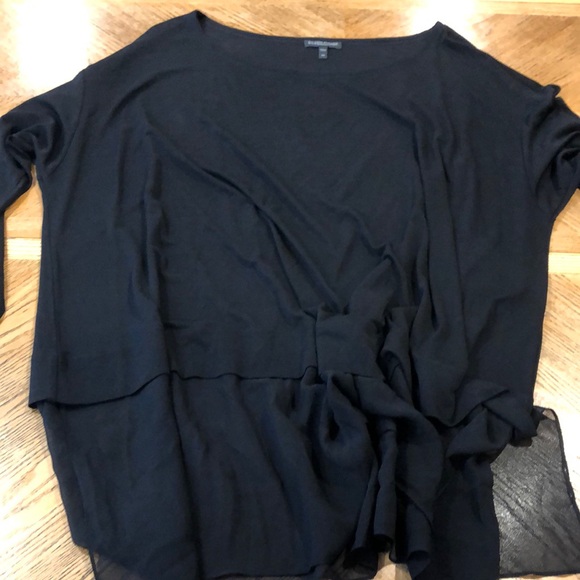 Eileen Fisher Silk Black Layered Long Tunic Top Women’s 3X Blouse Lagenlook Work - Picture 11 of 11